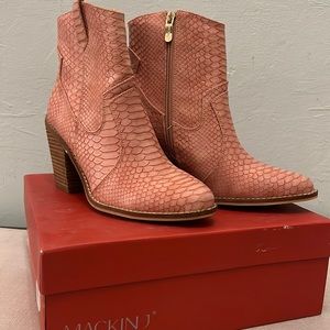 Light Pink Heeled Cowgirl Boots